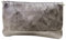 SH Leder Echtleder Umhängetasche Clutch kleine Tasche Abendtasche 24,50x15cm Ely G149 (Bronz)