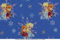 PWSE Baumwoll Jersey Stoff Frozen Anna & ELSA Digital Druck ab 0,5 m Verschiedene Ausführung (blau Eisblumen)