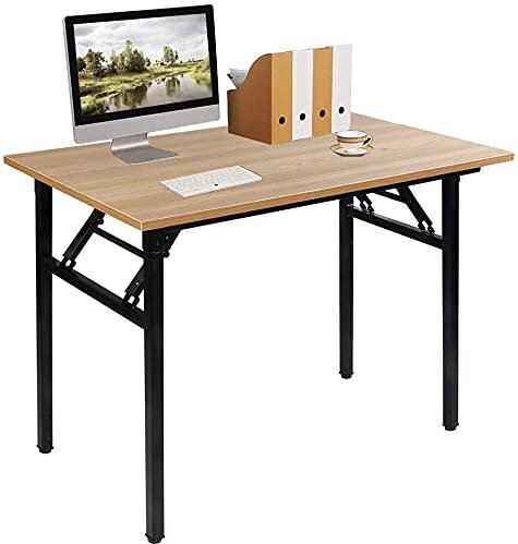 SogesPower Klapptisch Computertisch Tragbare Hochleistungstische für das Home Office, Camping, Workstation Study Desk Konferenztisch für das Home Office, LP-AC5