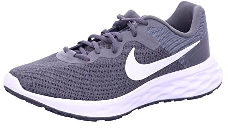 NIKE Men's Nike Revolution 6 Nn Sneaker, Iron Grey White Smoke Grey Black Lt Smoke Grey, 10 UK