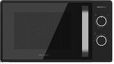 Cecotec Microonde Grandheat 3030 da 20 litri, 700 W, 6 livelli di potenza, rivestimento Anti-Dirt iTech e tecnologia 3DWave, modalità scongelamento, timer, colore nero