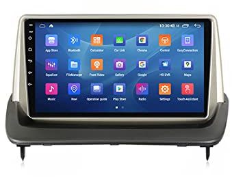 Doppel DIN Bluetooth Autoradio Mit Rückkamera Mikrofon, 9 Zoll Touchscreen Autoradio Für Volvo S40 C30 C70 2004-2012 MP5-Player Media Receiver Unterstützt Carplay/DSP/SWC/DAB+,Octa core,3G+32G