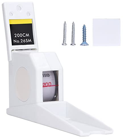 200 cm Stadiometer Wandmontage, Wachstumsmess-Höhenlineal, Rollenlineal für Erwachsene, Kinder-Rollenlineal, Höhenmesser, einziehbares Band für den Heimgebrauch