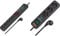 Brennenstuhl Secure-Tec, Steckdosenleiste 6-Fach(3m Kabel und Schalter) anthrazit & Eco-Line, Steckdosenleiste 3-Fach(Mehrfachsteckdose mit Schalter und 1,5m Kabel ) anthrazit