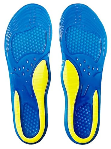 Goofort Damen Herren Gel Einlegesohlen Stoßdämpfende Innensohle 3D-Xpain Kissen Schmerzlinderung Plantar Fasciitis Alltag Aktiv Arbeit Sport Komfort Schaumstoff-Innenschuheinlagen