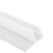 Emiif 2 m F-förmige Dichtungsleiste Abschlussleiste selbstklebend für Badewanne und Duschwand, Gummi, transparent, 6 mm