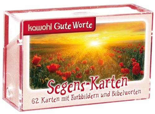 Segenskarten: 62 Karten mit Farbbildern und Bibelworten