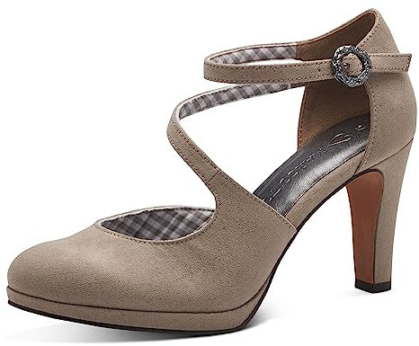 Marco Tozzi Damen 2-24480-41 Pumps, Taupe, 39 EU