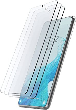 Hama Schutzglas für Samsung Galaxy S23, 3 St. (Galaxy S23 Panzerglas m. 9H Härte kratzfest, stoßfest, gehärtetes Sicherheitsglas Schutzklasse 7, Displayglas + Montagehilfe) transparent