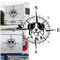 Pegatina Promotion Australian Shepherd Kompass Aufkleber Sticker Wandtattoo Camper Auto Windrose