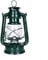 EpheyFIF Petroleumlampe Ollampe Nostalgische Petroleum-Sturmlaterne Mit Feuerfestem Beleuchtung Lampenol Glaskolben Stunden Outdoor - Kerosinlampe(25CM Grün)