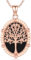 Aniu Collier Arbre de Vie Femme Or Rose Pendentif Femme Arbre de Vie Argent 925 Collier Arbre de Vie Noir Onyx Bijoux Arbre de Vie en Or pour Femme Enfant