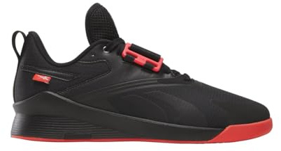 Reebok Mens Lifter Pr Iii Sneaker, Black Energy Red, 10.5 UK