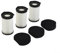Efficace filtrazione dello sporco con 3 filtri per Galaxy GL6255, DCG BS3070, per Clatronic BS1306