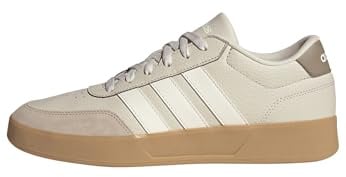 adidas Men's BREAKNET 3.0 Shoes, Orbit Grey/core White/Putty Beige, 10 UK
