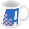 MUGGZ Alphabet Initial Letter A Mug with Monogram Each Letter Individual Design