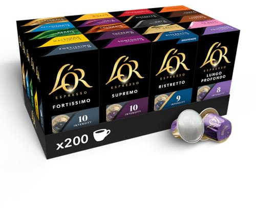 L'OR Espresso ASSORTIMENT 20 variétés de capsules 1040g NEW