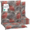 Beo® Barcelona Niedriglehner Gartenstuhlauflagen 6er Set | Waschbar | Atmungsaktiv | Made in EU | Öko-Tex Standard | UV-beständig | Extra Dicke Sitzkissen Outdoor