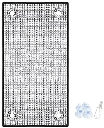 Sun Reflector for Windows, 20x39inch Self-adhesive Cooling Privacy Window Film, Sun Protection and Heat Insulation Film, Easy to Disassemble/Reusable, Suitable for Home Heat Blocking Skylight Cover