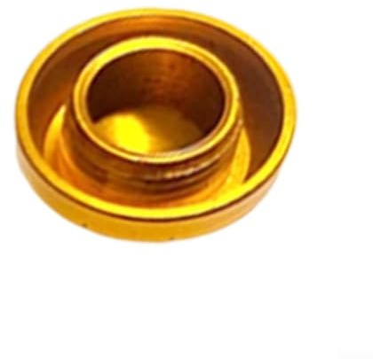 Copertura per maniglia a bilanciere per mulinello Daiwa Fuego, protezione per pomello della bobina in lega di alluminio, accessori per modifica ruote da pesca, parti di riparazione in nero viola (oro)