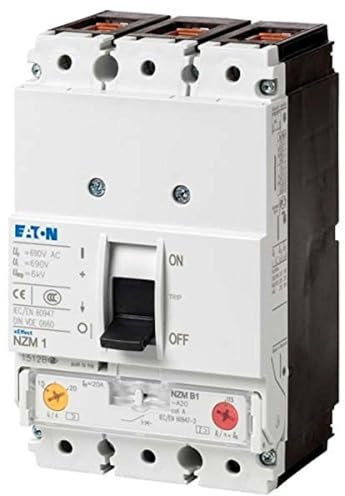 Eaton 280989 - Interruttore di alimentazione Magnetotermico 32A, 3P, Interruttore Salvavita