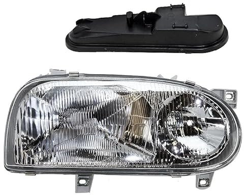 ATEC Germany 1x Hauptscheinwerfer vorne rechts H1 Frontscheinwerfer ohne Stellmotor, Kompatibel mit VW GOLF III (1H1), GOLF III Cabriolet (1E7), GOLF III Variant (1H5)