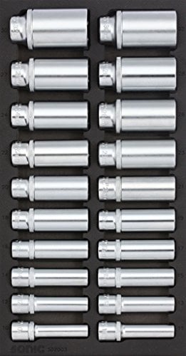 Sonic 302003 Steckschlüssel SFS 1/3 Set, 1/2 Zoll, 20-Stück