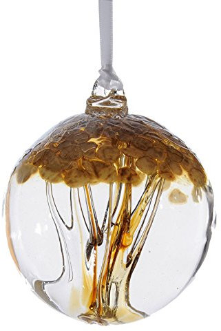 D&J Glassware Tree of Celebration Glass Friendship Ball