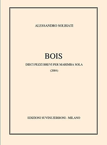 Alessandro Solbiati-Bois-BOOK