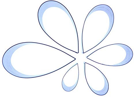 Dahlia Cutter Set (Set of 6) Type 2 - Stainless Steel - Flower Petal