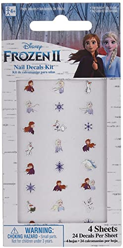 Nagelaufkleber, Party-Set, Partyzubehör, 5,1 x 8,9 cm, 4 Stück