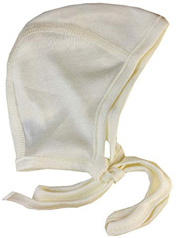 Cosilana Baby Häubchen Seide Mütze (38/44, Natur)