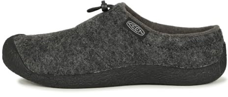 KEEN Men's Howser 3 Slide Slippers, Charcoal Grey Felt/Black, 40.5