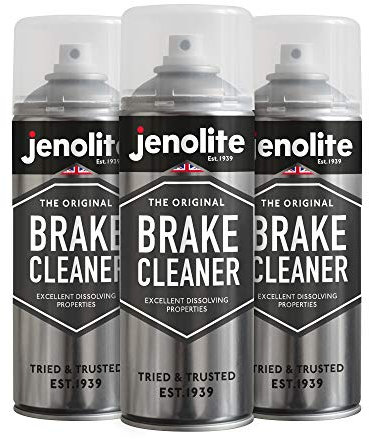 JENOLITE 3 x detergente spray per freni – 3 x 400 ml (riduce il rumore dei freni e migliora le prestazioni dei freni)