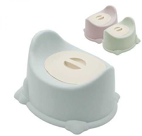 Monsieur Bébé ® Pot de toilette pour bébé avec couvercle et poignée de transport - Trois coloris