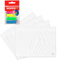 WPTrading - 1.000 x Lieferscheintaschen 225 x 165 mm DIN C5 Transparent aus Pergamin-Papier inkl. 125 Page-Marker - Dokumenten-Taschen selbstklebend, blanko - Begleitpapiertaschen für Versanddokumente