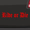 Ride or Die Aufkleber -6 Größen 21 Farben- MTB Downhill BMX Sticker Enduro Bike