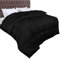Utopia Bedding Bettdecke 200 x 200 cm, Ganzjahresdecke 370 GSM Füllung, atmungsaktive Schlafdecke, Steppdecke, Super Weiche Kuschelige (Schwarz)