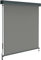 paramondo Estor Vertical Enrollable para Exteriores 2000 Protección Solar para Balcón, con Cajón y Manivela, 160 x 250 cm, Gris, Estructura Antracita