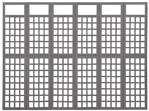 Tidyard Divisorio,a Pannelli in Legno Massello di Abete,Divisorio Pieghevole,Separè per Interni,Paravento Separé,Divisorio Interno