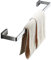 Handtuchstange aus Edelstahl, 40 cm, 50 cm, 60 cm, 70 cm, 80 cm, Handtuchstange, an der Wand montierter einzelner Handtuchhalter für Badezimmer oder Küche, gebürstetes Silber-Finish/80 cm