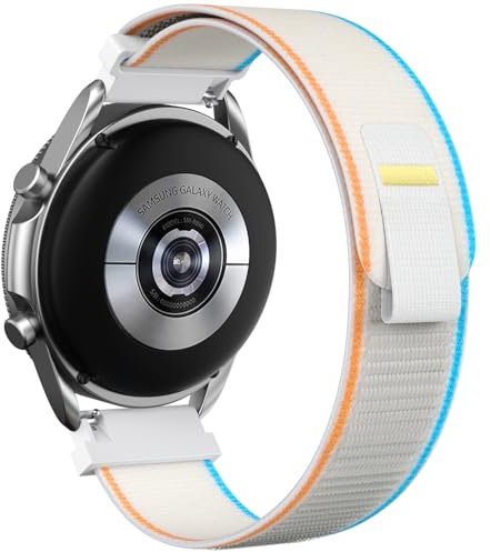 NotoCity Correas para Huawei Watch GT2/GT4/GT3 46MM, 22mm Correa para Huawei Watch GT 2 Pro/GT3 Pro 46mm/GT Runner/Sport/Classic/Watch 2 Classic/Watch 3 46mm Nylon Pulseras(Blanco)