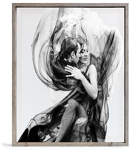 Bilderrahmen Leerrahmen für Leinwand Bilder auf Keilrahmen | Format 80x120 cm in Wildeiche Holz Optik