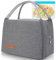 SLOSH Bolsa Porta Alimentos Térmica Comida Trabajo Almuerzo Hombres Niñas Niños Infantil Frio Calor Aislamiento Bolso de Mano Mujeres Aislado Térmico Oficina Yogurt (Gris2)