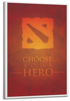 Quem Game Dota 2 Poster, dekoratives Gemälde, Leinwand, Wandposter und Kunstdruck, moderne Familienschlafzimmer-Dekoration, Poster, 60 x 90 cm