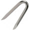 Galvanised Netting Staple U Nails, Heavy Duty U Shaped Wire Tacks for Fencing & Mesh, Durable Fence Pin Staples for Wood Posts Pack of: 20 Size: 35mm x 3.5