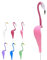 DUOPAI Dancing Birds Garden Metal Art, Tanzende Vögel Im Garten, Wirbelnder Flamingo, Metallkunst, Skurriler Dynamischer Vogel-Flamingo, Windspiel für Garten und Hofdekoration, Metallschild