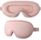 Supefisher Schlafmaske für Frauen & Herren, 2024 Upgrade 3D Schlafmaske für Seitenschläfer, 100% Lichtblockierende Schlafbrille, Verstellbares Gummiband für Reisen, Yoga, Nickerchen (Rosa)