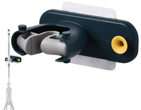 kivrimlarv Mop Organizer Wall Mount | Laundry Broom Hanger Gripper | Mop And Broom Holder, Adhesive Storage Organizer, Heavy-Duty Tool Racks For Kitchen, Garden, Garage, For Organizing Cleaning Tools