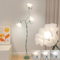 MUMENG Flower Floor Lamp, Floor Lamps for Living Room with 3 Heads 360°Rotation, Green Modern Standing Lamp, Tall Lamp for Bedroom, Corner, Dining Room, Office, Reading